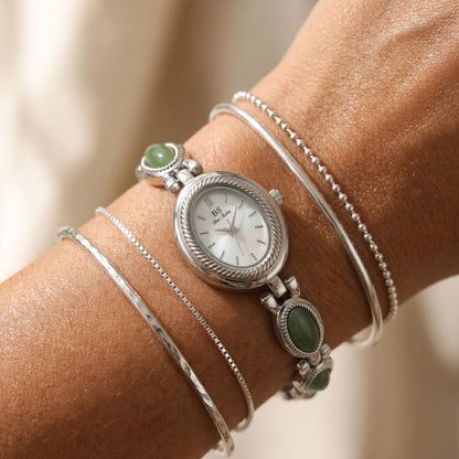 Argent/Vert
